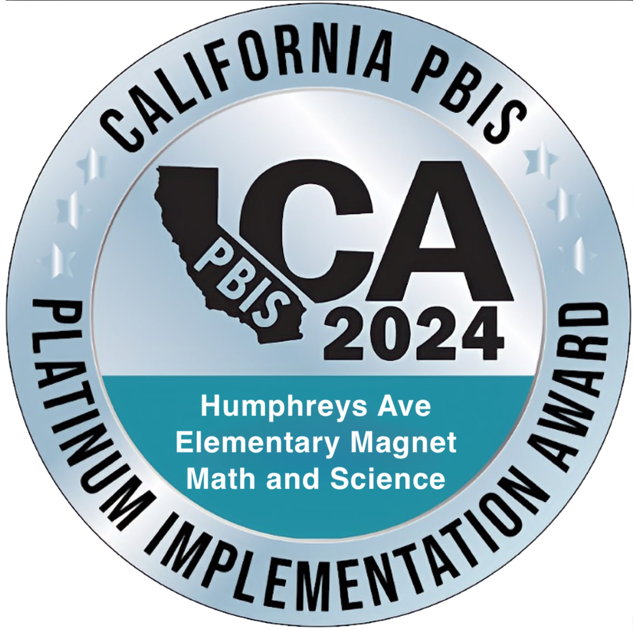 California PBIS Platinum Implementation Award 2024